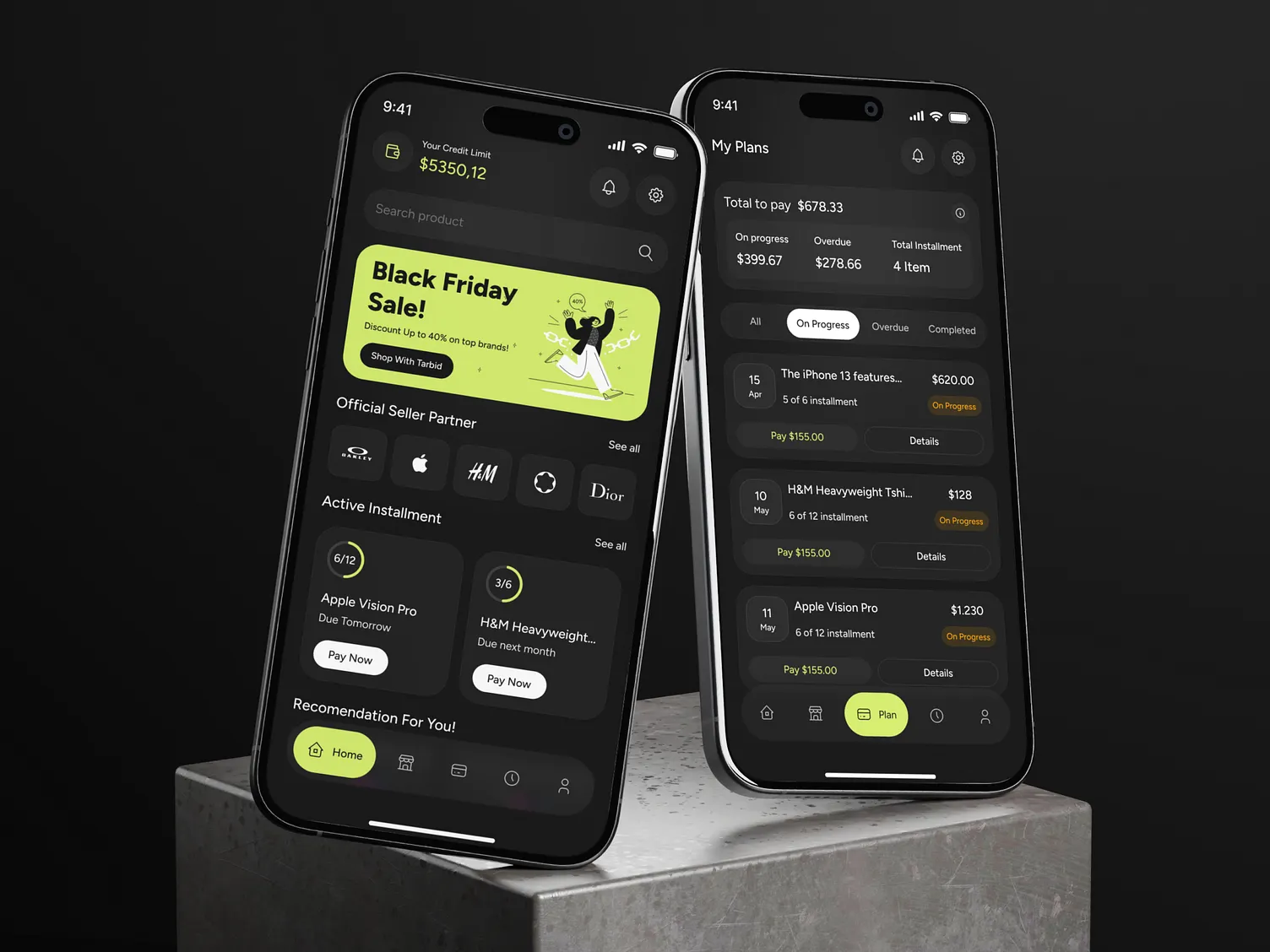 Tarbid, Fintech